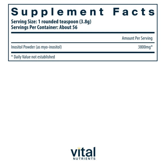 Vital Nutrients Inositol Powder 225g