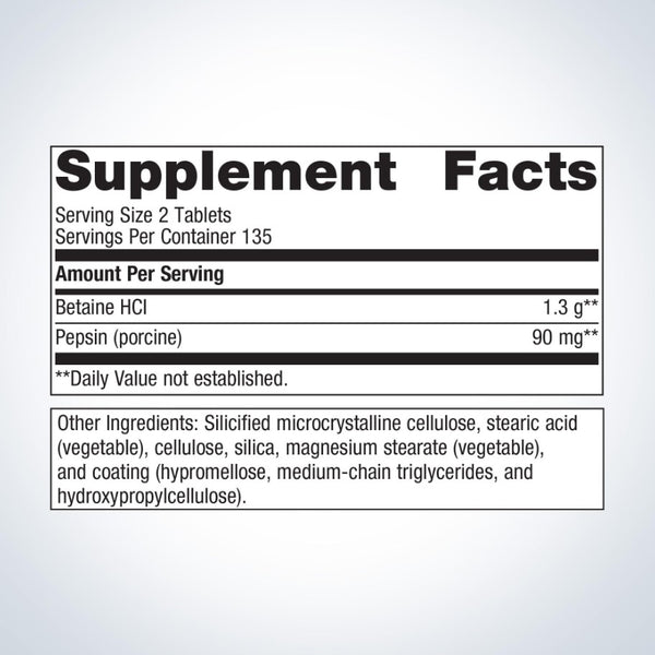 Metagenics SpectraZyme® Betaine HCI + Pepsin #270 FORMERLY SpectraZyme® Metagest