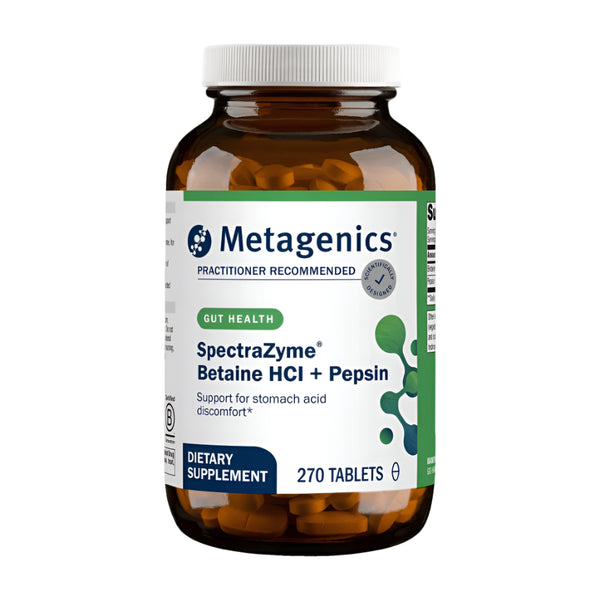 Metagenics SpectraZyme® Betaine HCI + Pepsin #270 FORMERLY SpectraZyme® Metagest