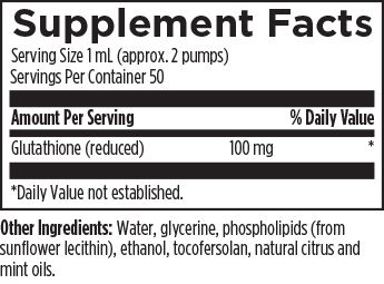 Designs For Health - DFH Liposomal Glutathione 1.7 fluid ounces