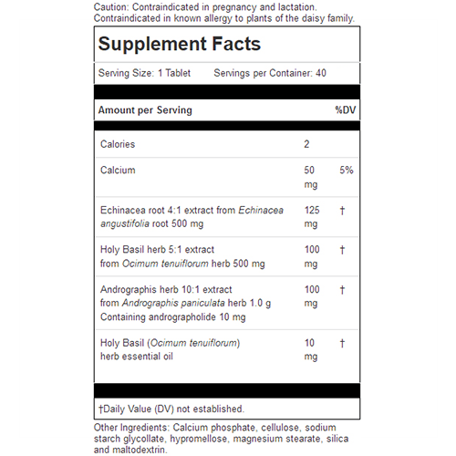 Standard Process - MediHerb Andrographis Complex #40