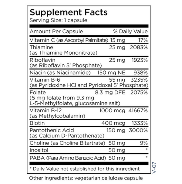 MethylPro B-Complex + 5 mg MTHF #30